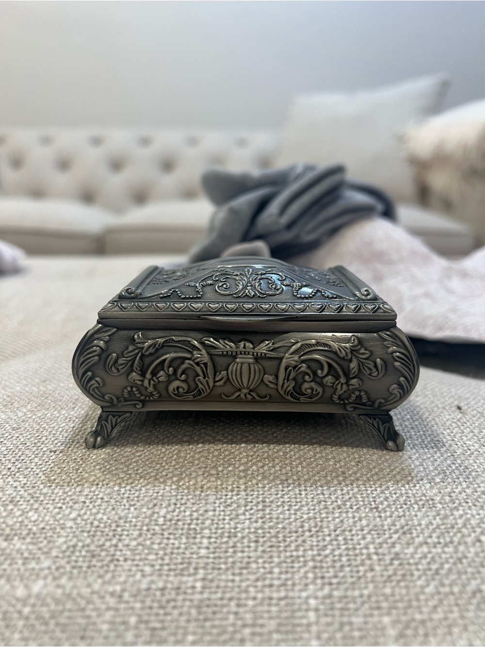 Silver Jewelry Box